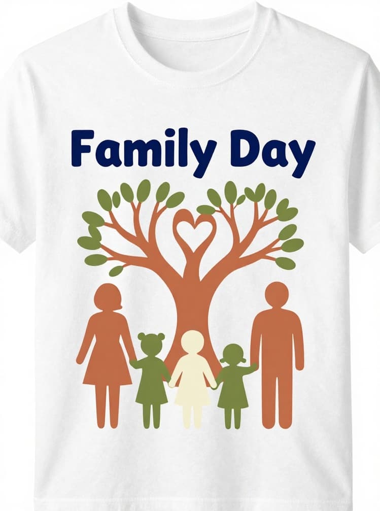 family t shirt design