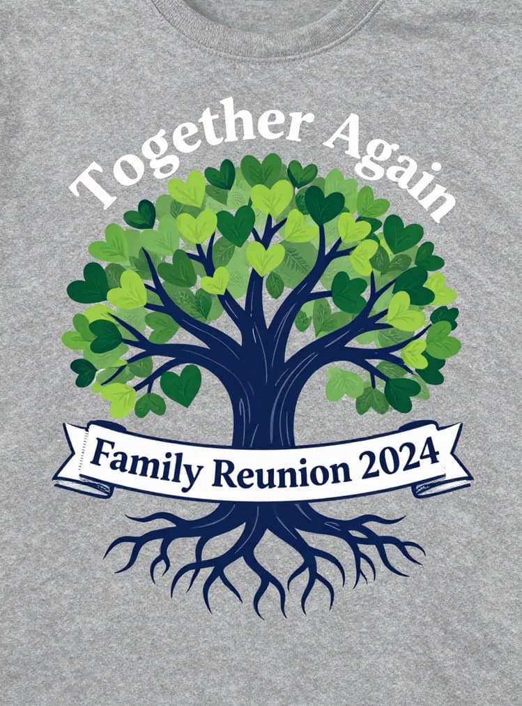 shirt design for school reunion