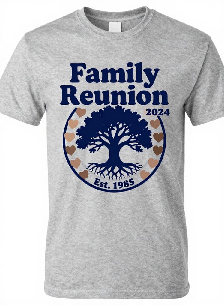 t shirt design about family