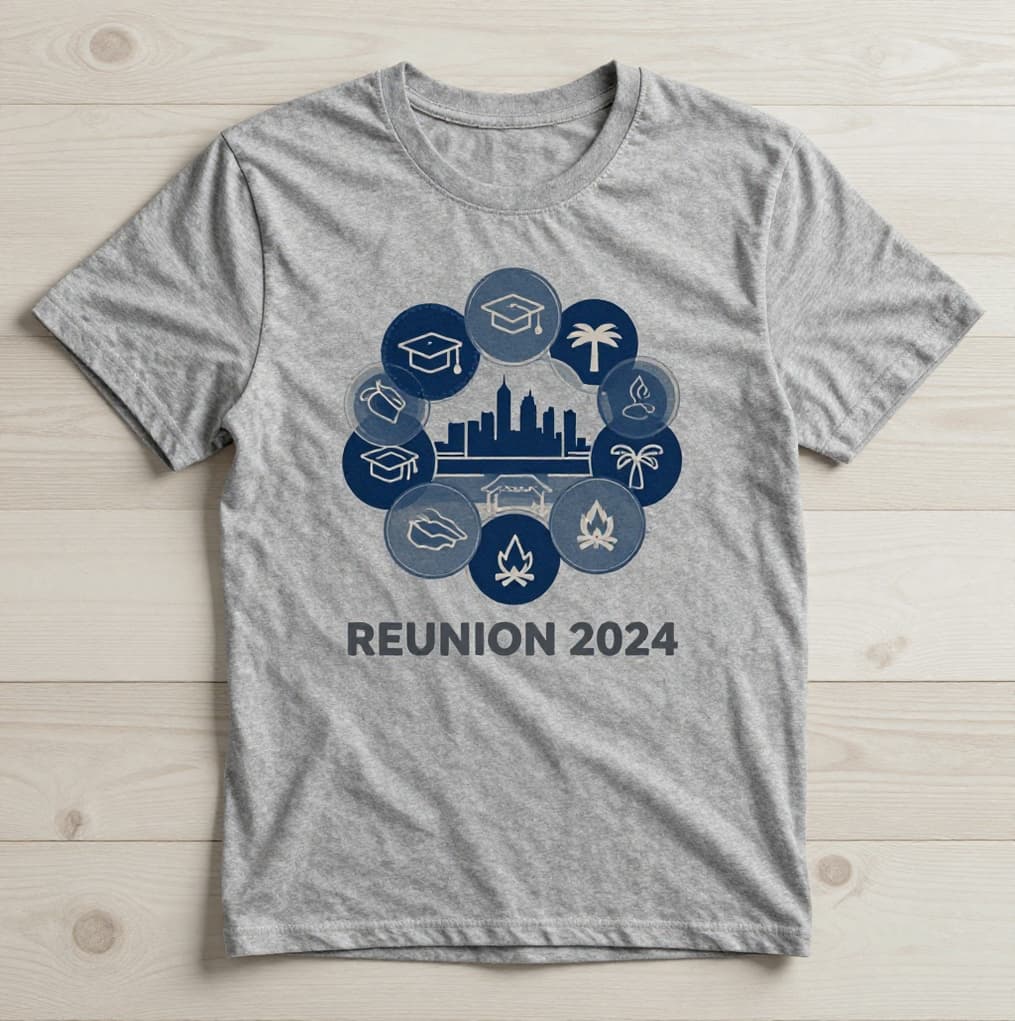 t shirt design class reunion