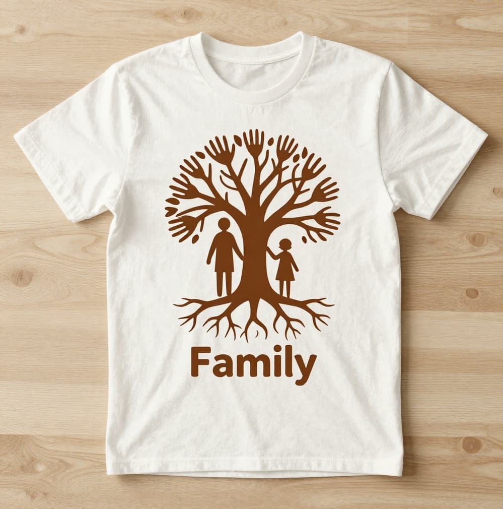 t shirt design family
