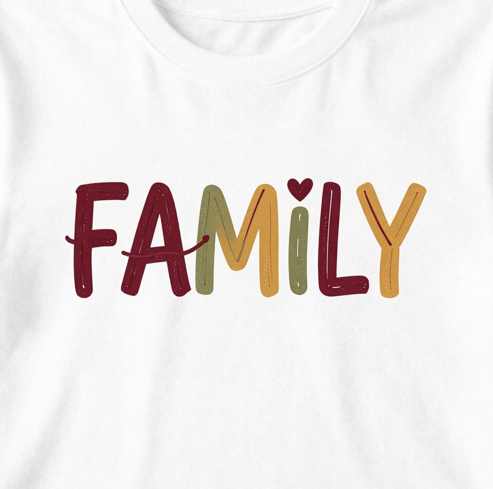 tshirt family day design