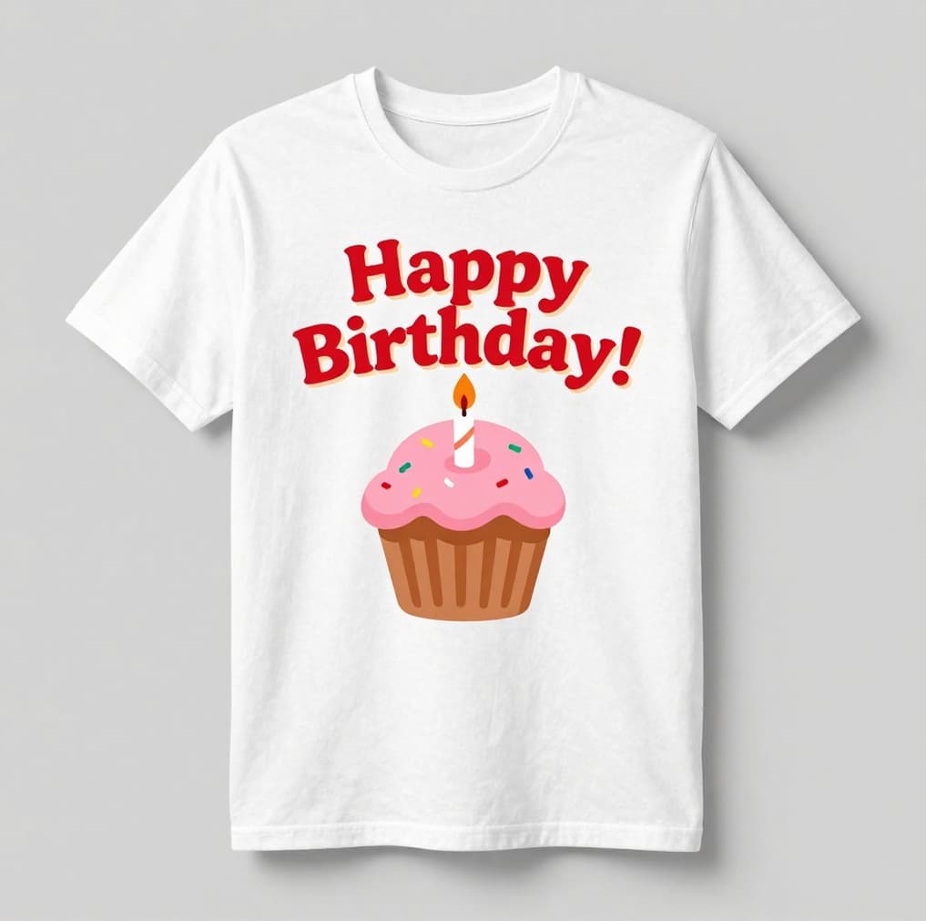 gc birthday t shirt design template