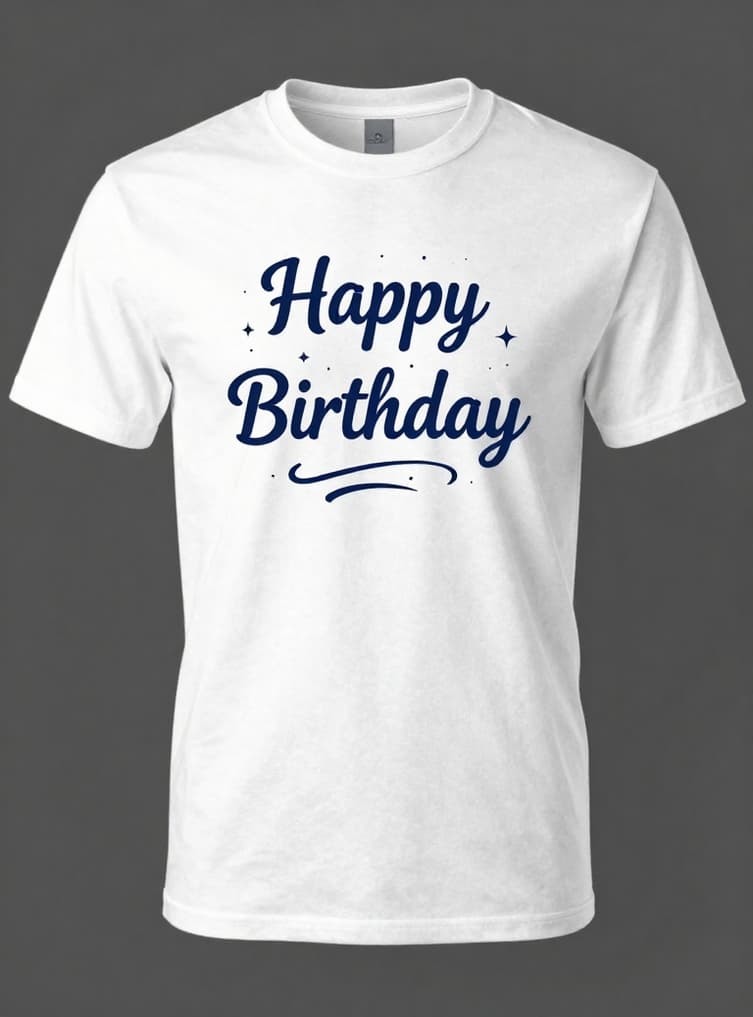 happy birthday t shirt design