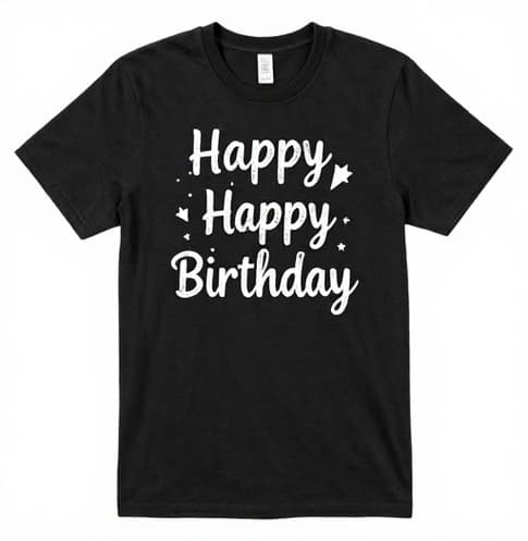 shirt design for birthday