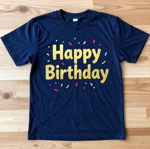 t shirt birthday design