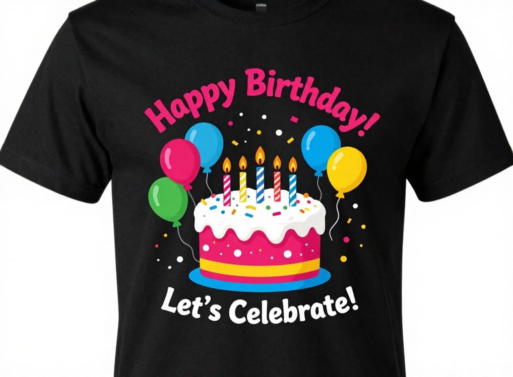 t shirt design birthday girl
