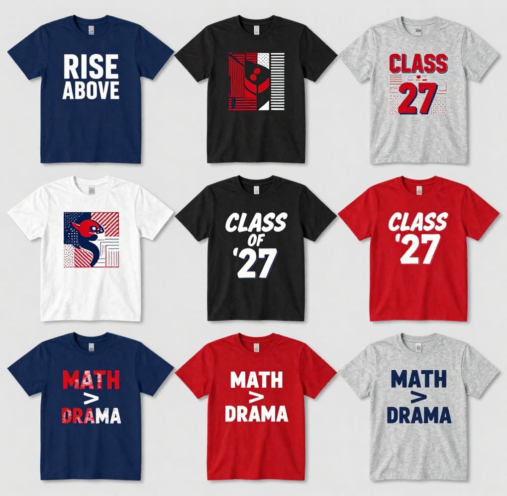 High School T-Shirt Designs and Inspiration