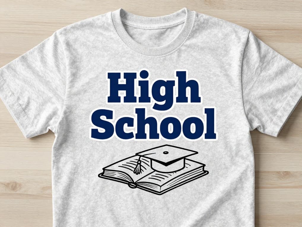 t shirt design in school