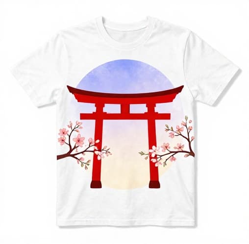 t shirt design japan