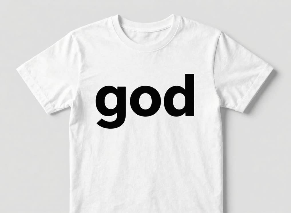 t shirt design god